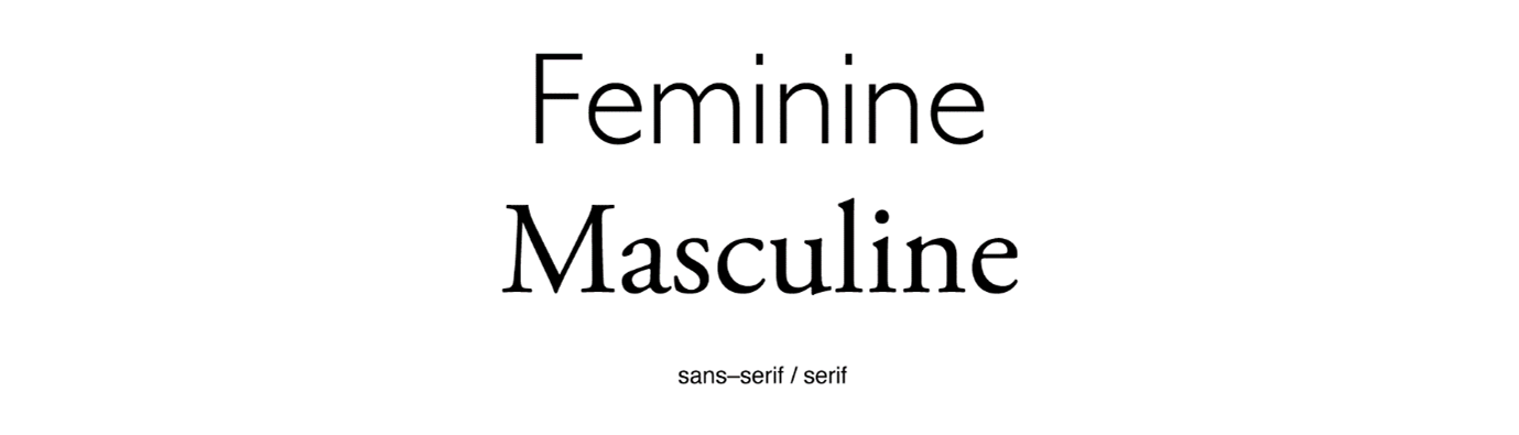 Berta And Agency eksperto zvilgsnis Greta Augustinaite sriftai femine masculine gendered lettering lyties stereotipai tipografijoje